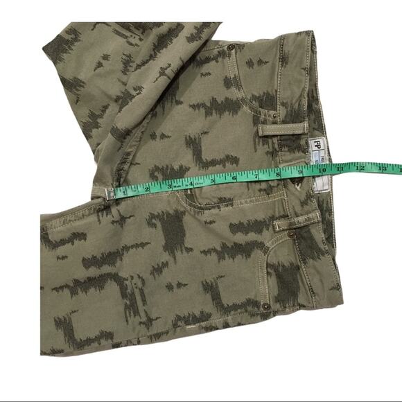 Free People Long & Lean High Waist Denim Camo Leggings - 25 - Picture 3 of 12